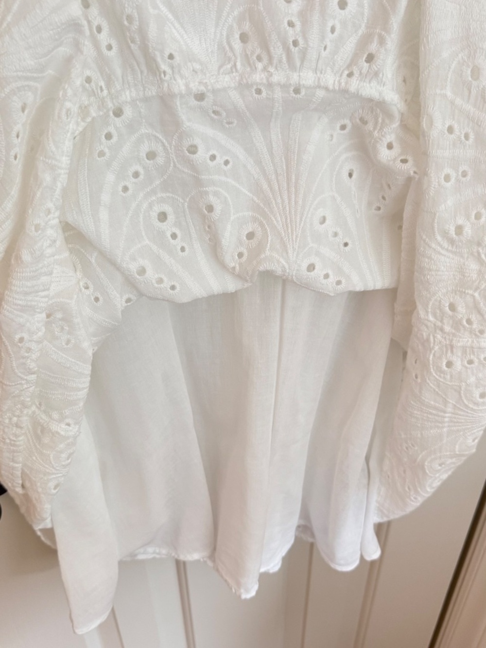 MANGO White Eyelet Sundress (US 8) - Picture 4 of 6